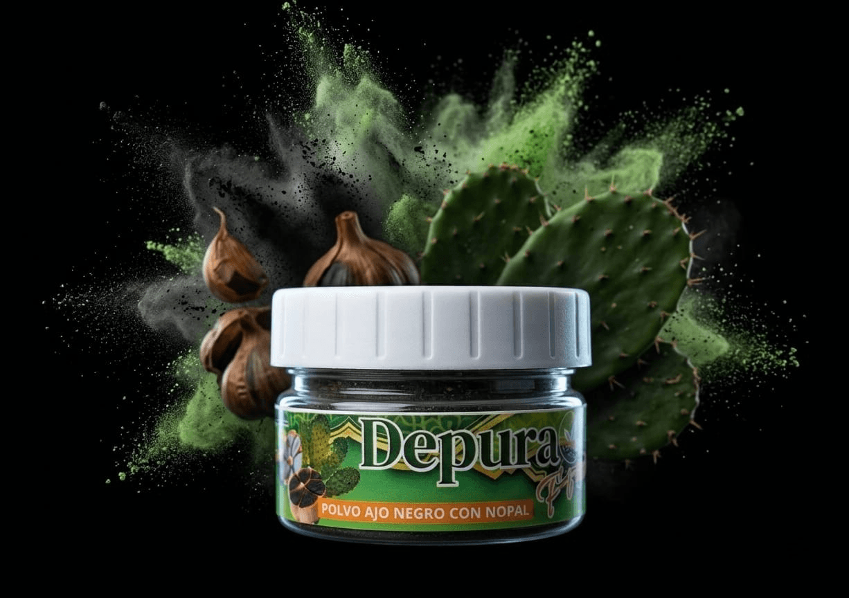 Depura — Ajo Negro con Nopal en Polvo 50 g