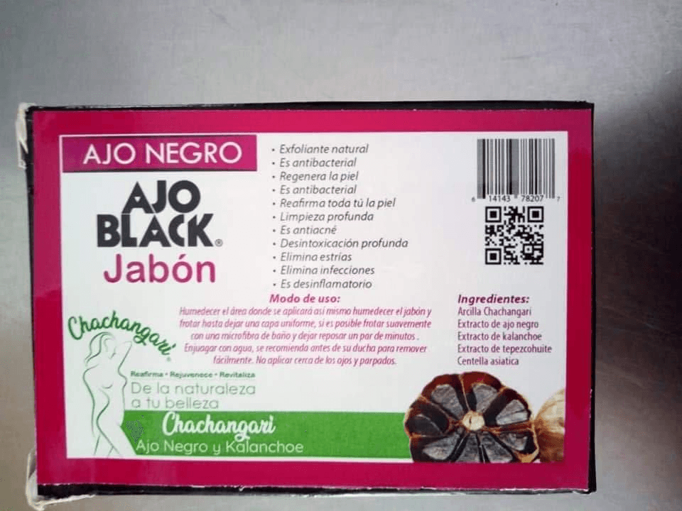 Jabón de Ajo Negro en Caja
