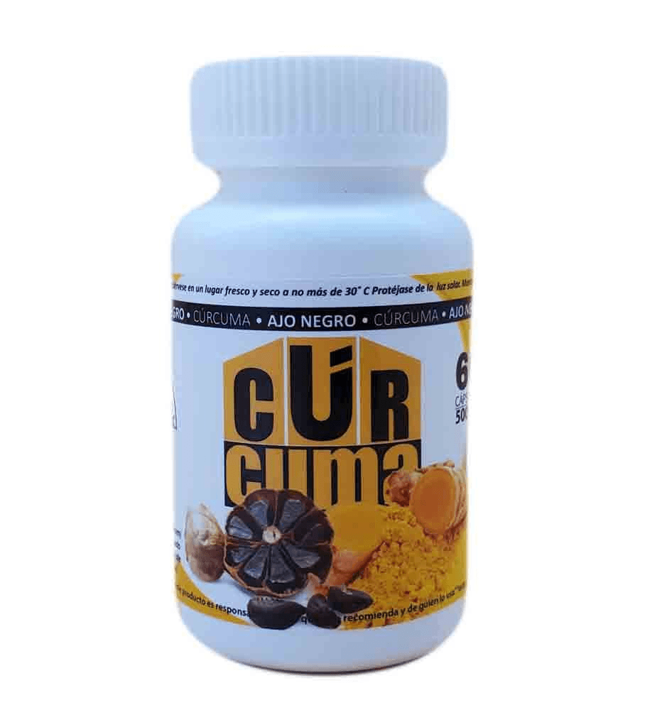 Ajo Negro con Cúrcuma